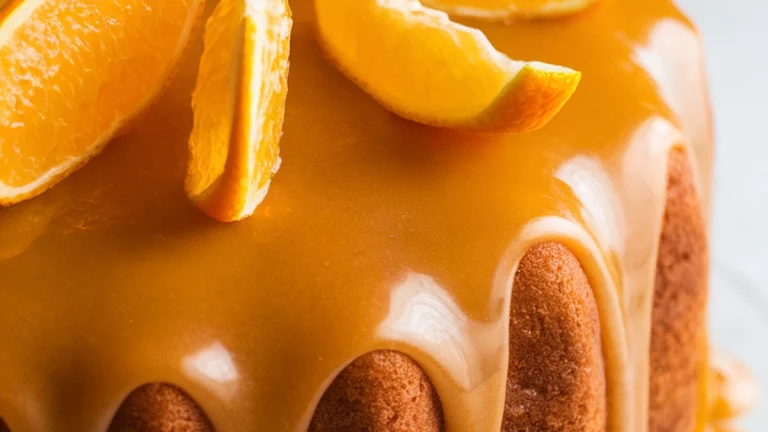 Glazed Orange Olive Oil Cake - Featured