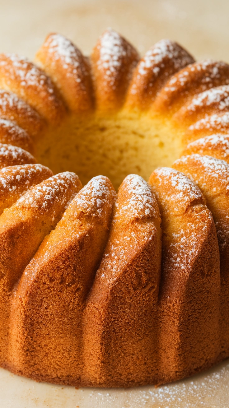 Golden Butter Pound Cake