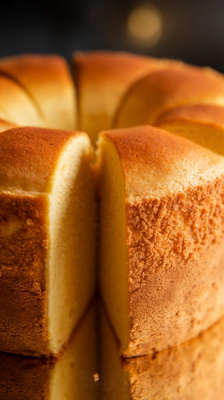 Golden Castella Cake