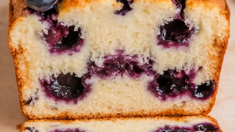 Greek Yogurt Blueberry Loaf - Featured