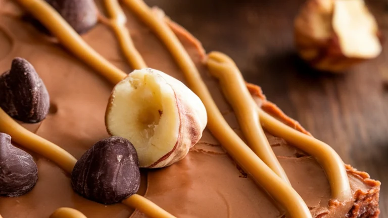 Hazelnut Spread Brownies - Featured