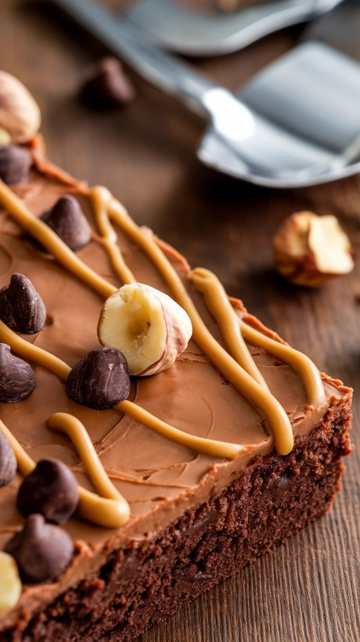 Hazelnut Spread Brownies