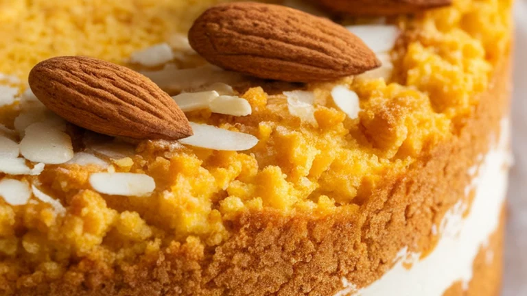 Italian Ricotta and Polenta Cake - Featured