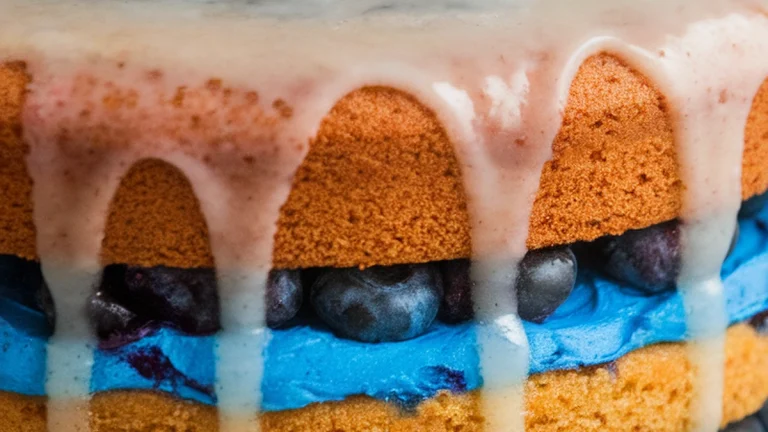 Lemon Blueberry Layer Cake - Featured