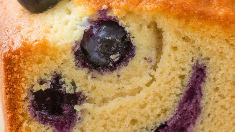 Lemon Blueberry Loaf Cake - Featured
