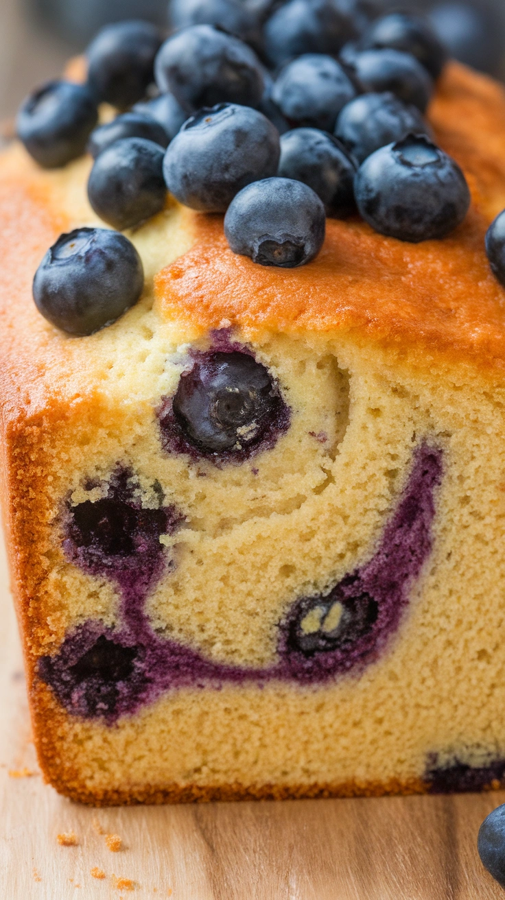 Lemon Blueberry Loaf Cake