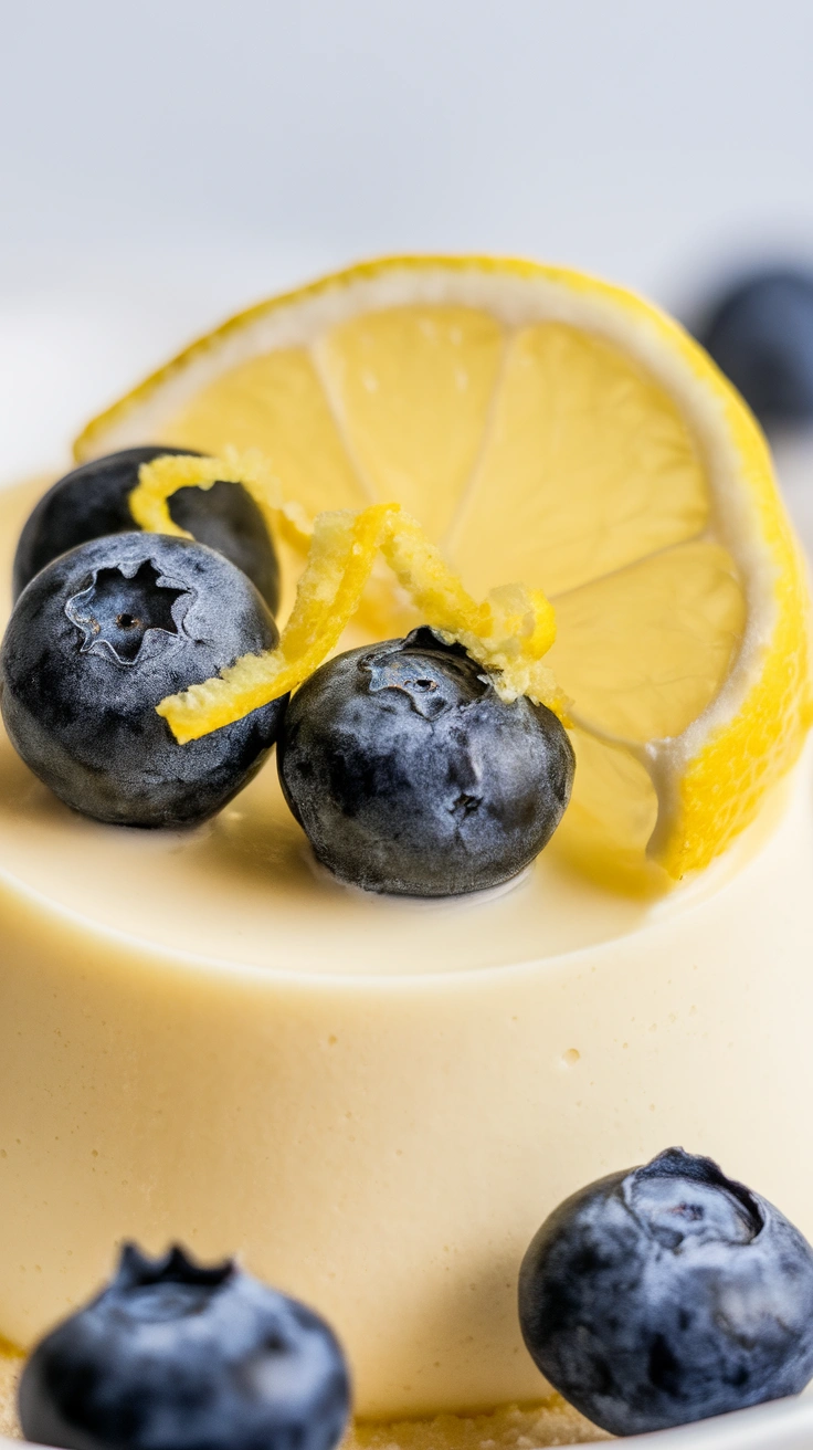 Lemon Buttermilk Panna Cotta