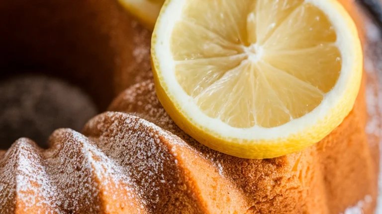 Lemon Coconut Bundt Cake - Featured