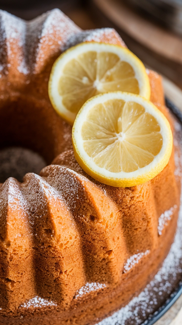 Lemon Coconut Bundt Cake