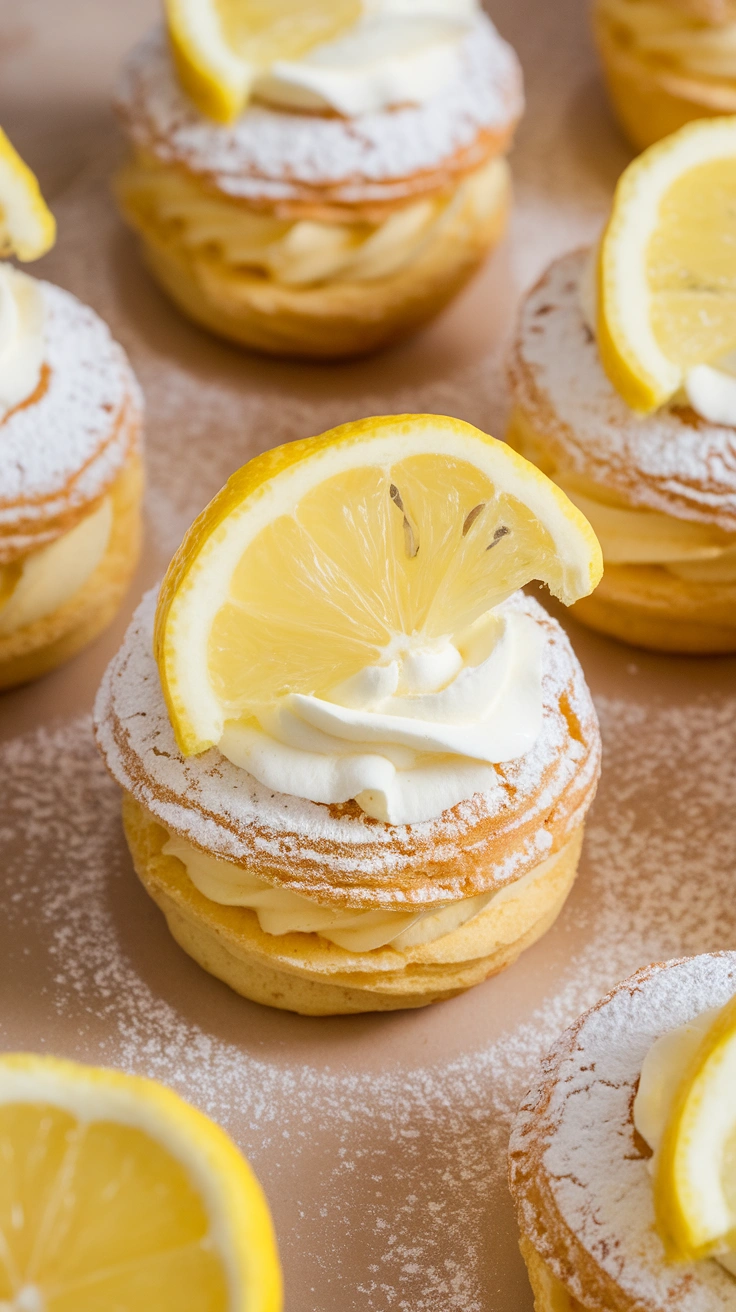 Lemon Cream Puffs