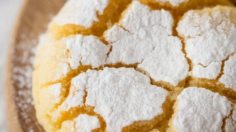 Lemon Crinkle Cookies - Featured
