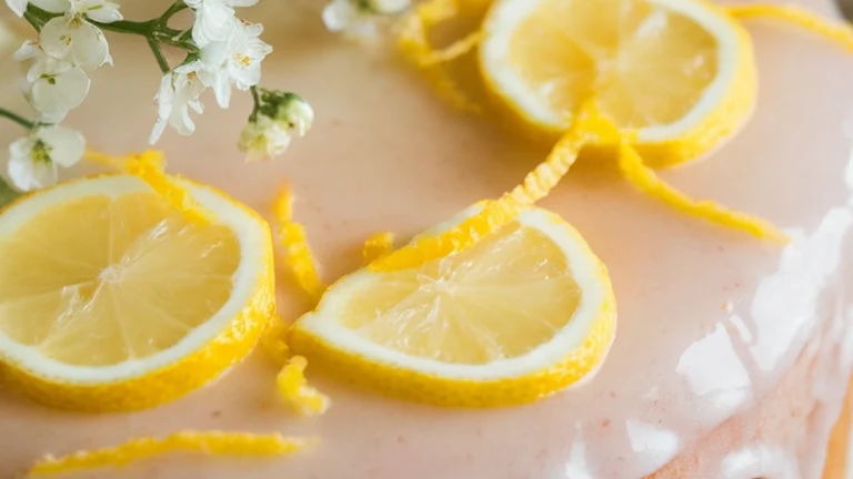 Lemon Elderflower Cake - Featured