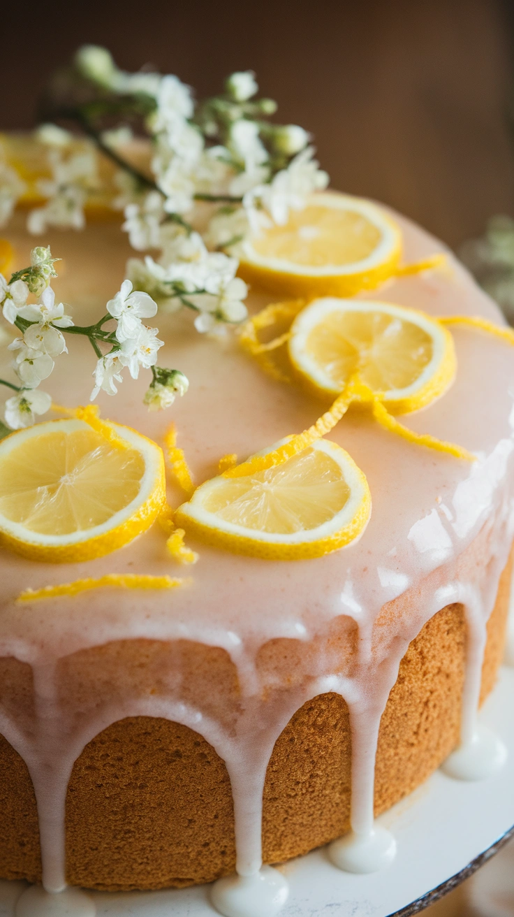Lemon Elderflower Cake