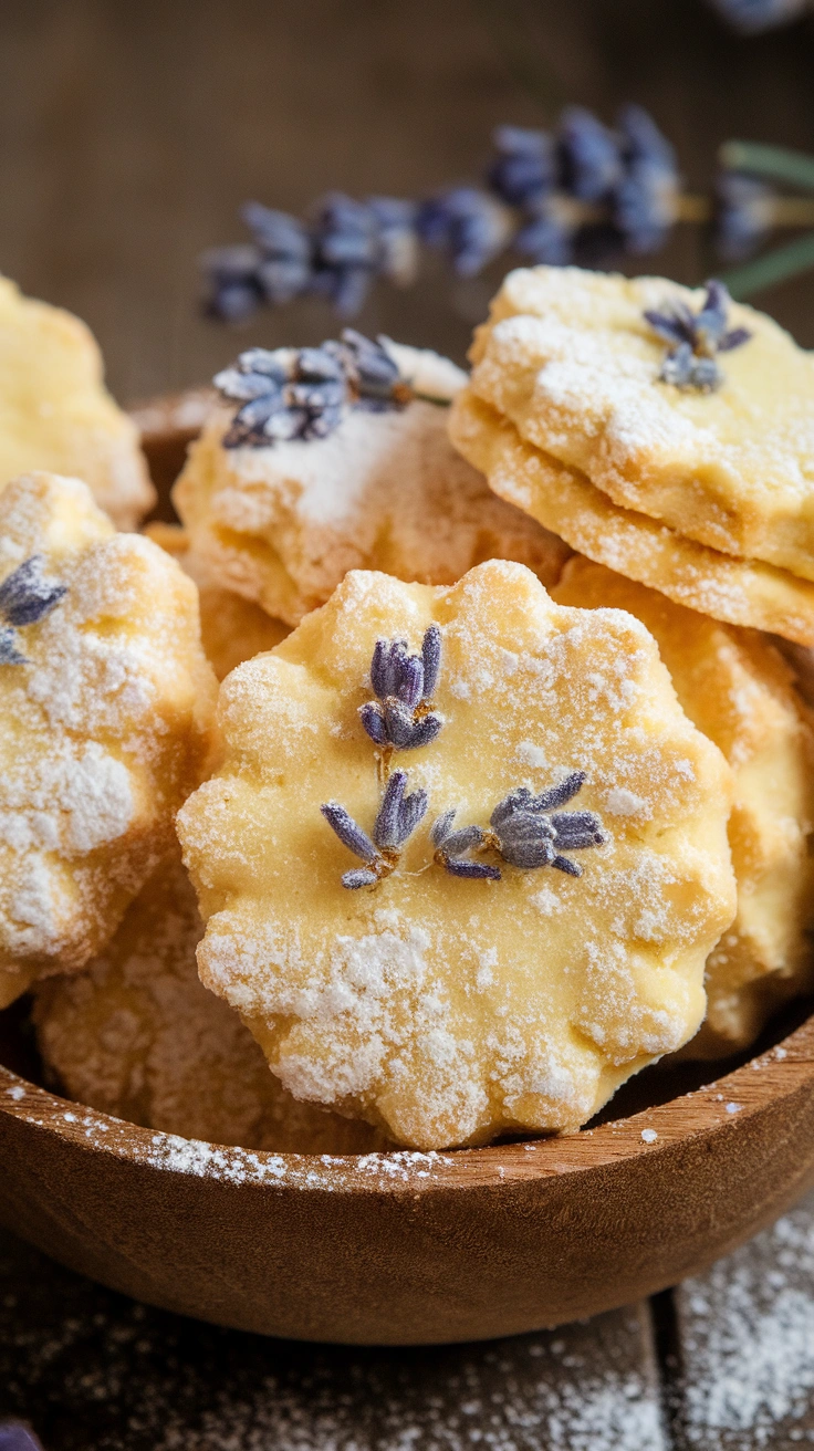Lemon Lavender Shortbread