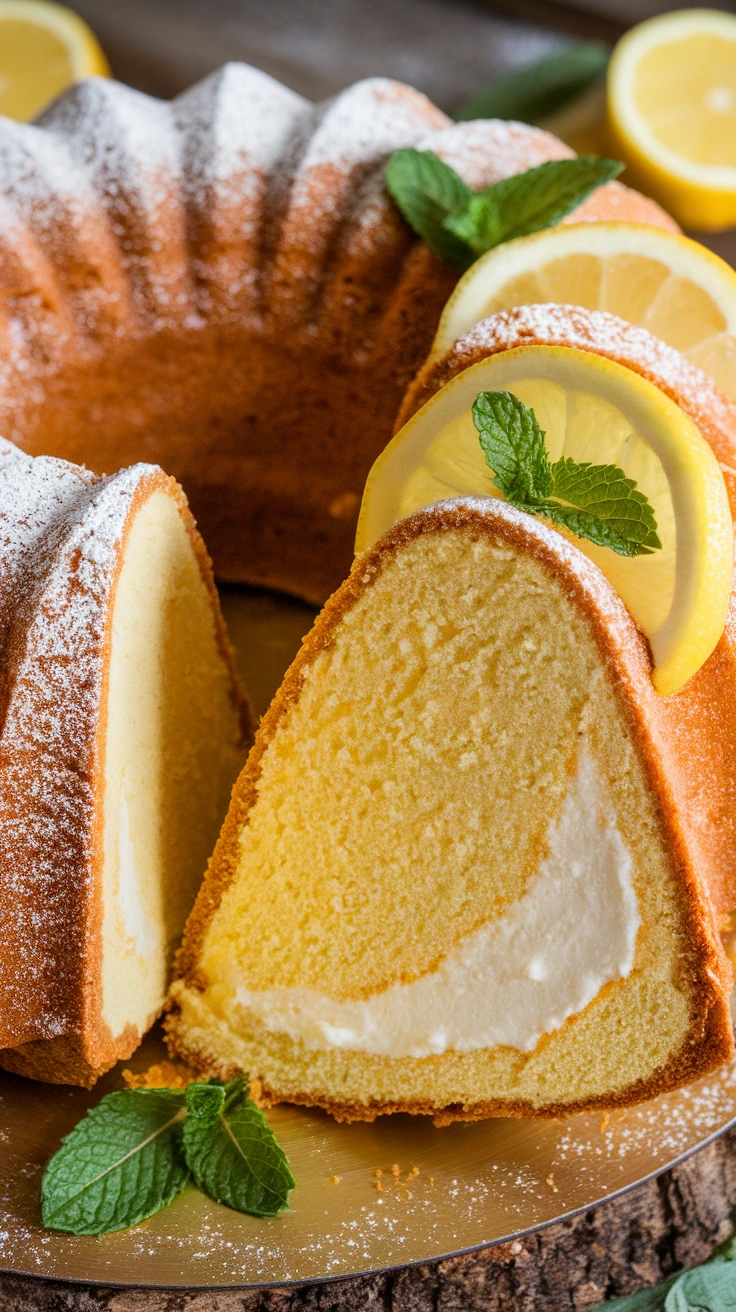 Lemon Ricotta Bundt Cake