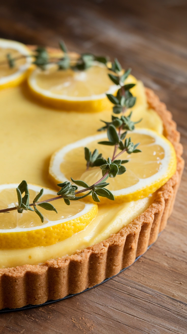 Lemon Thyme Tart