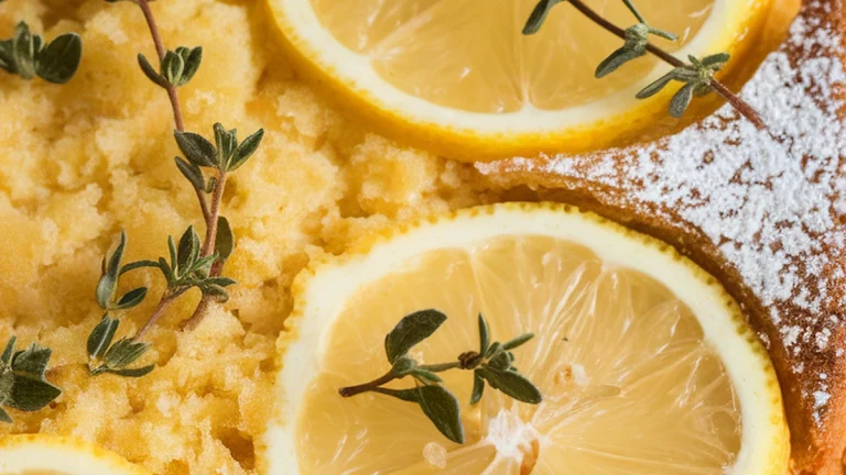 Lemon Thyme Tea Cake - Featured