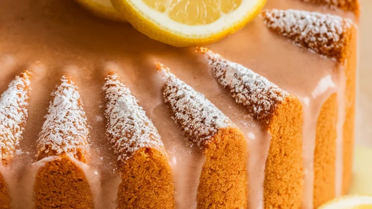 Lemon Zest Vanilla Cake - Featured