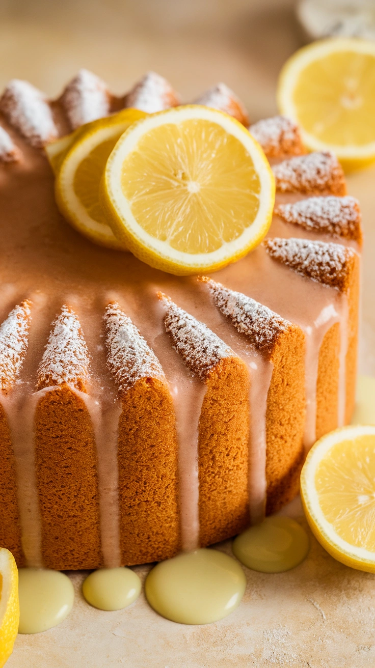 Lemon Zest Vanilla Cake