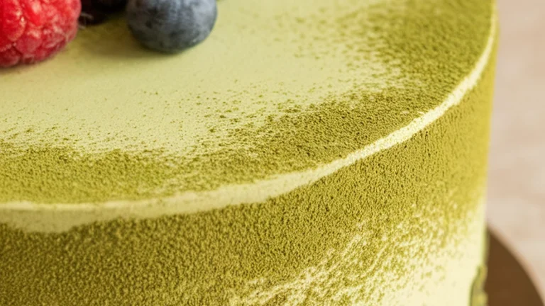 Matcha Green Tea Chiffon - Featured