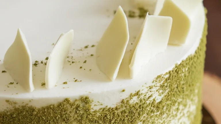 Matcha White Chocolate Cake - Featured