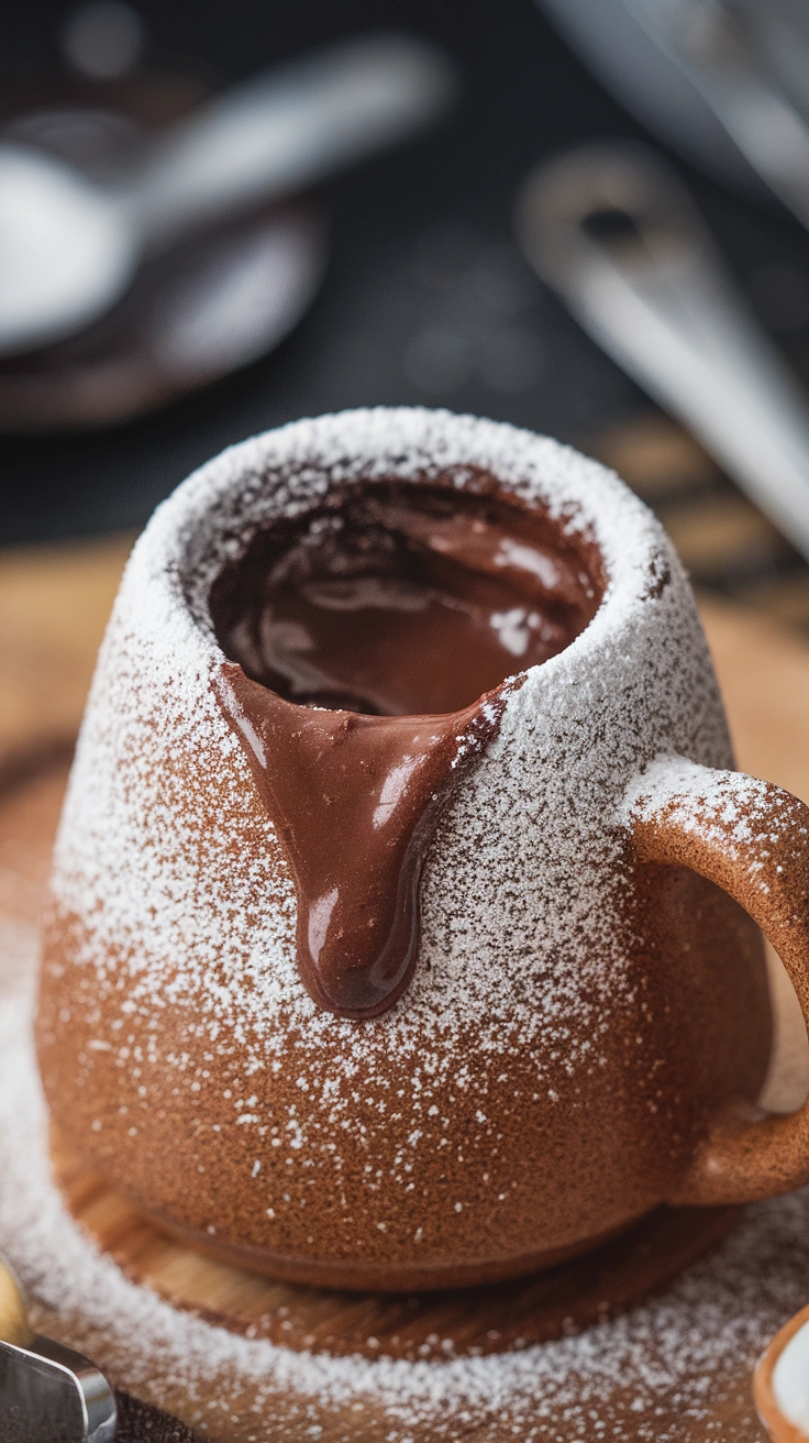 Microwave Chocolate Lava Mug Cake