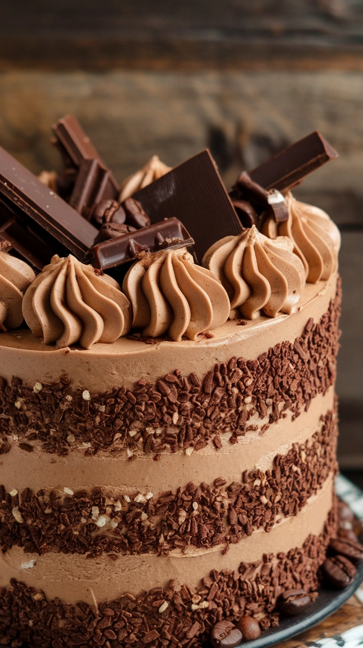 Mocha Coffee Icebox Cake