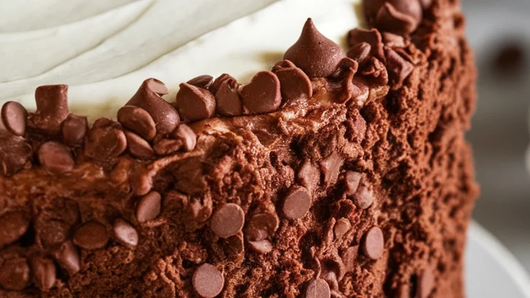 Moist Chocolate Sour Cream Cake - Featured