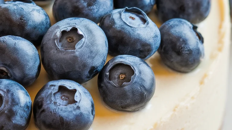 No-Bake Blueberry Cheesecake - Featured