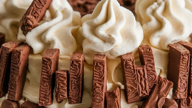 No-Bake Chocolate Biscuit Cake - Featured