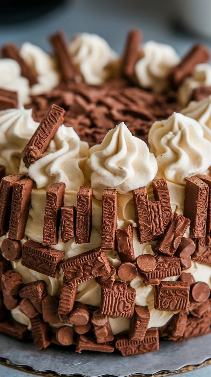 No-Bake Chocolate Biscuit Cake
