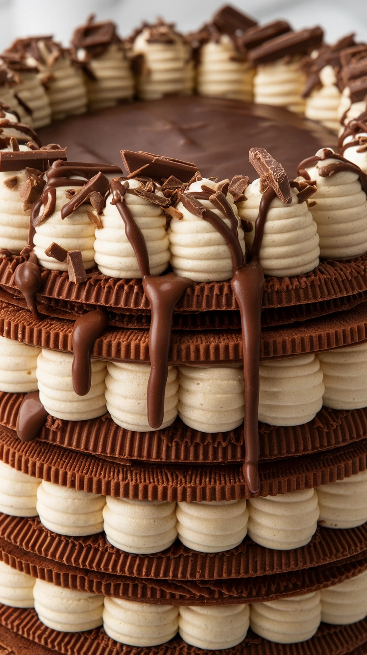 No-Bake Chocolate Eclair Cake