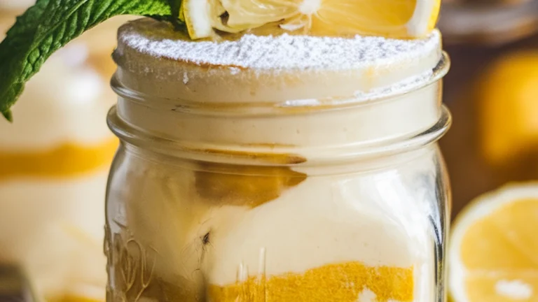 No-Bake Lemon Cheesecake Jars - Featured