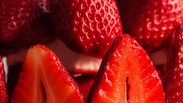 No-Bake Strawberry Cheesecake - Featured