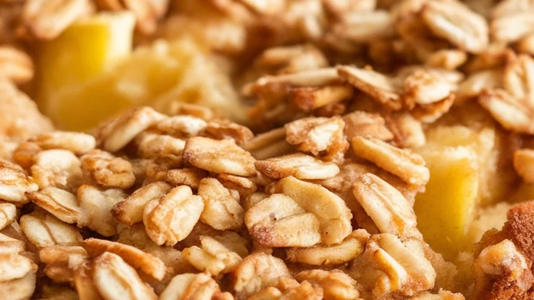 Oatmeal Streusel Apple Coffee Cake - Featured