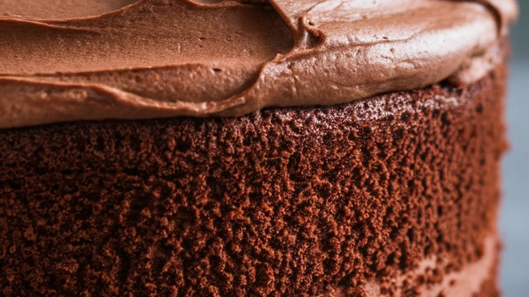 Old-Fashioned Chocolate Wacky Cake - Featured