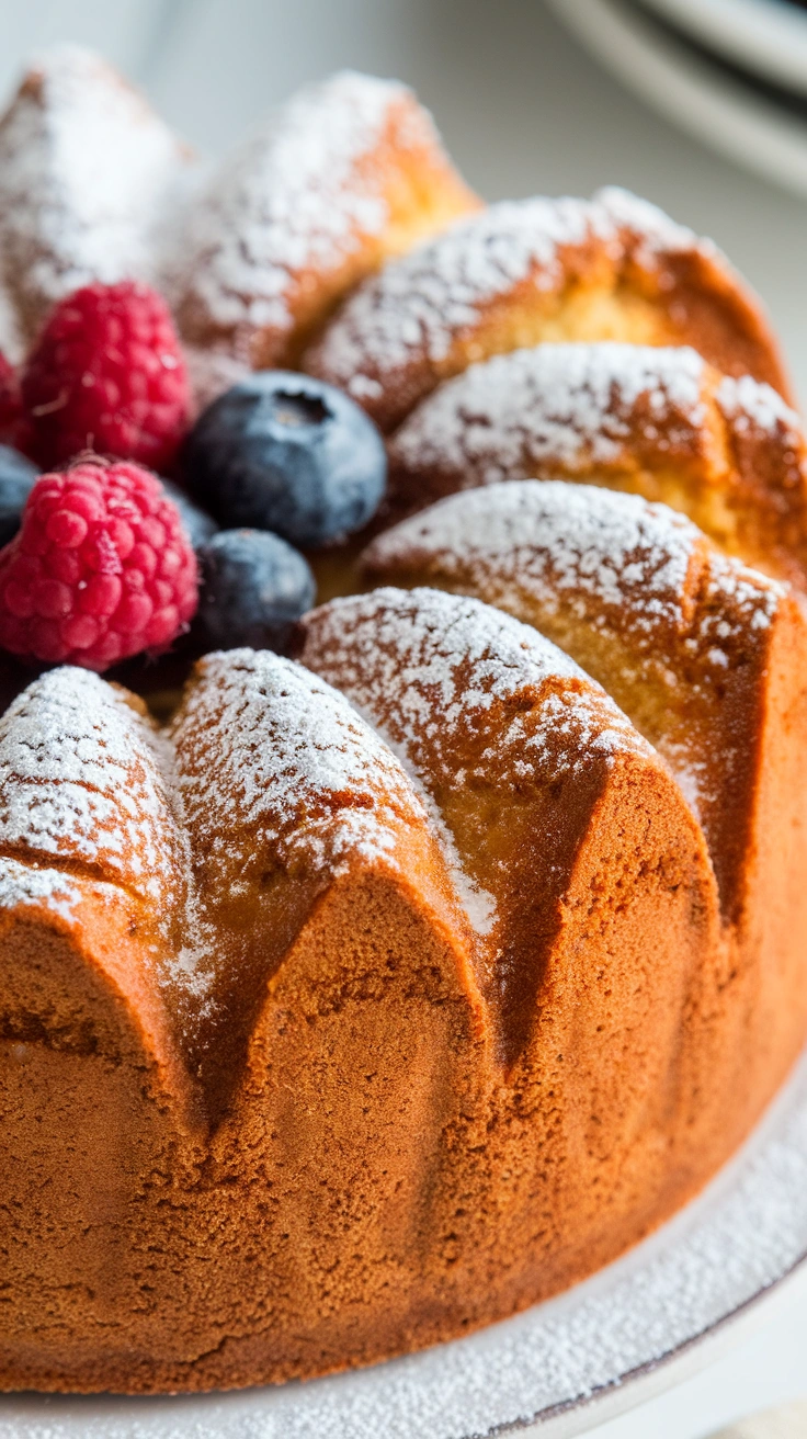Old-Fashioned Vanilla Pound Cake