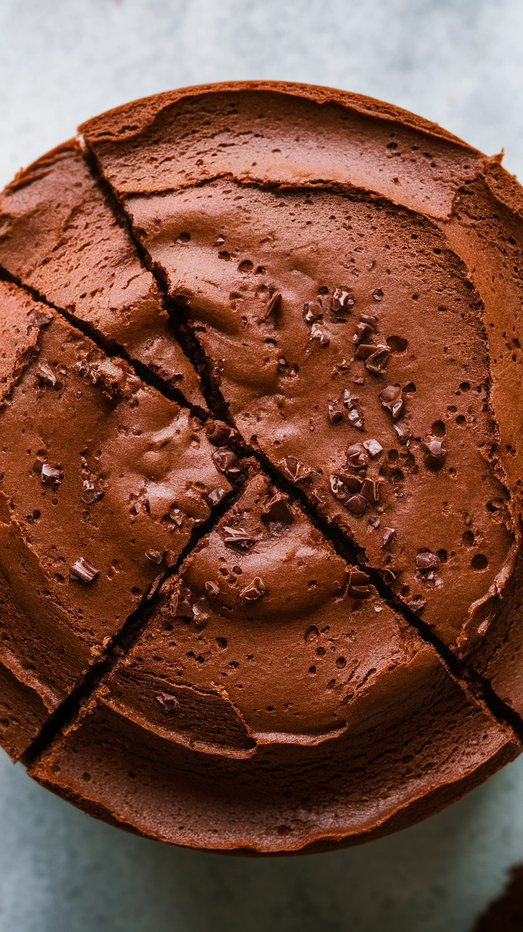 One Bowl Double Chocolate Fudgy Cake