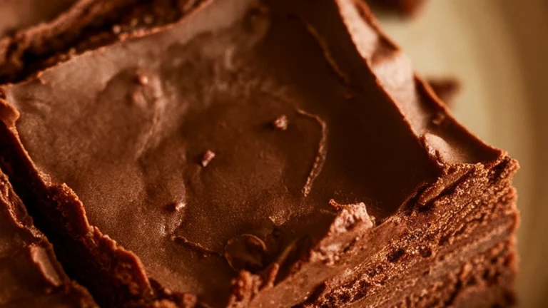 One-Bowl Fudge Brownies - Featured