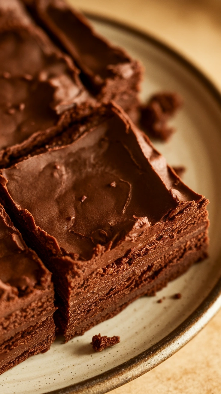 One-Bowl Fudge Brownies