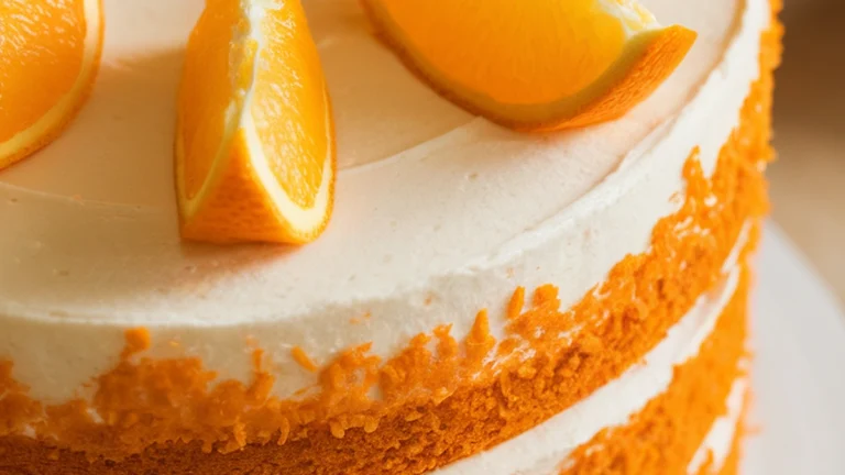 Orange Creamsicle Cake - Featured