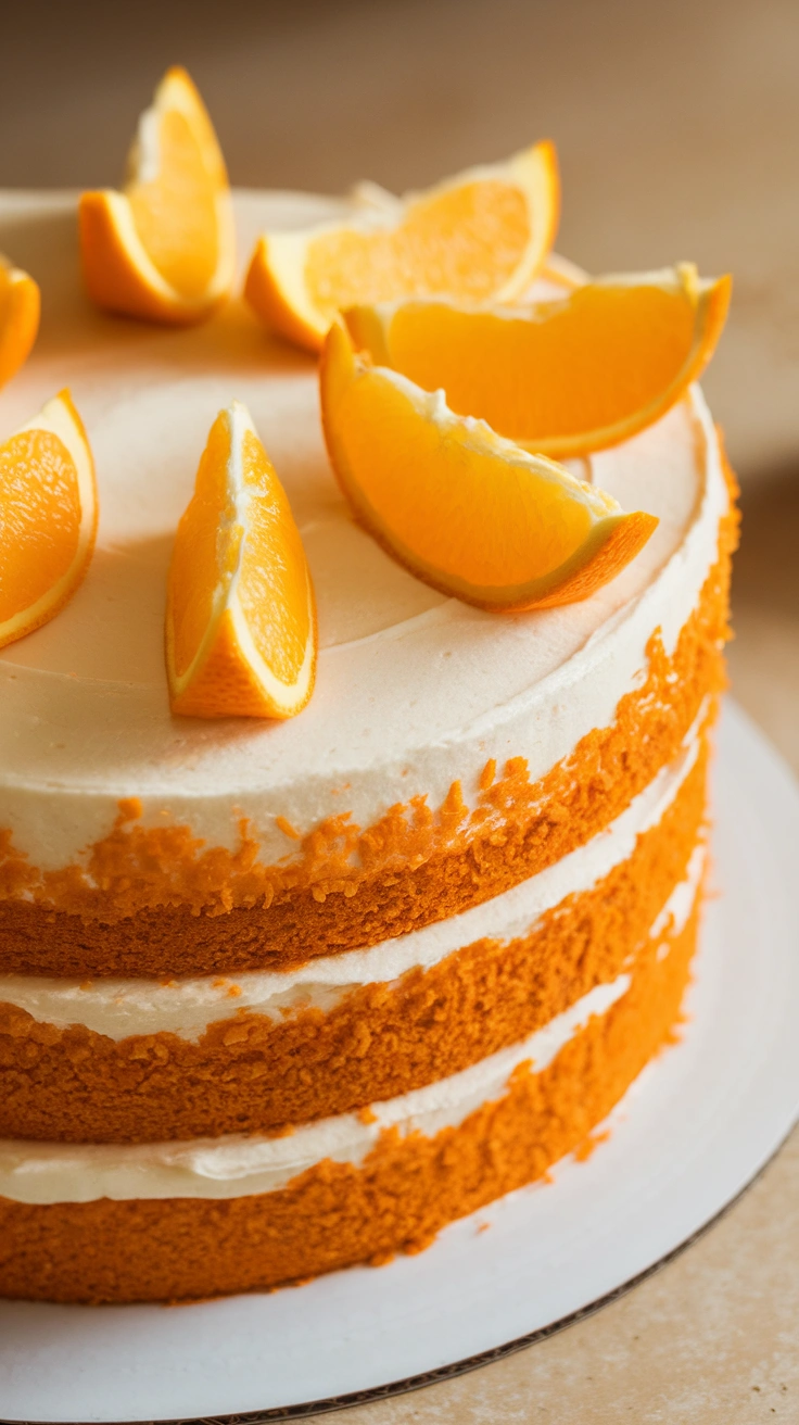 Orange Creamsicle Cake