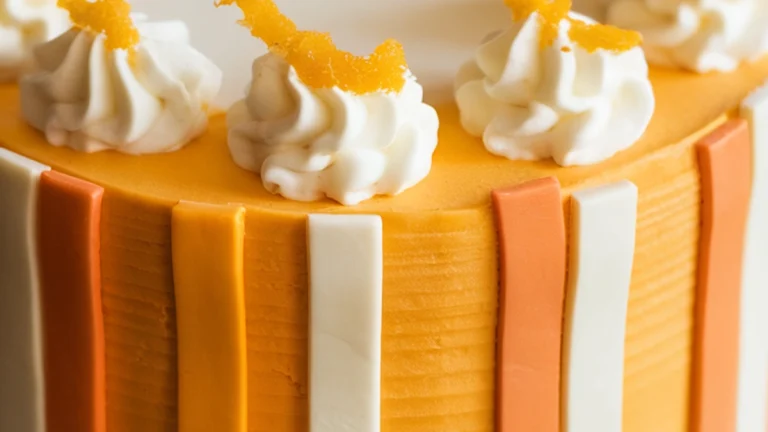 Orange Creamsicle Layer Cake - Featured