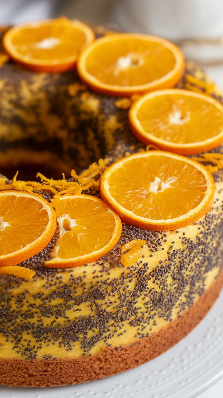 Orange Poppy Seed Cake