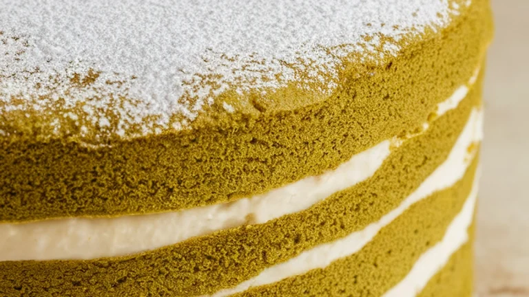 Pandan Ogura Cake - Featured