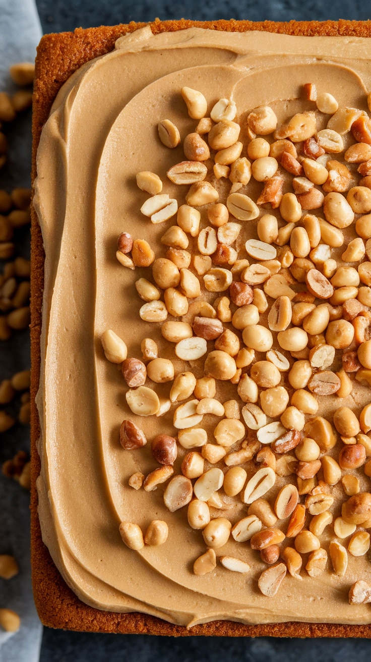 Peanut Butter Sheet Cake