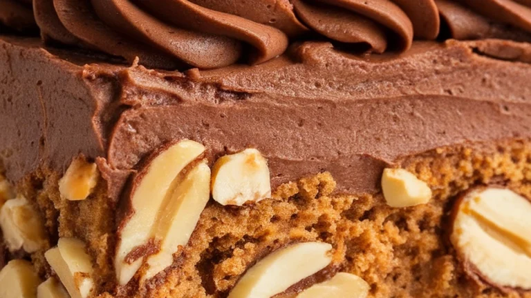 Peanut Butter Sheet Cake with Chocolate Frosting - Featured