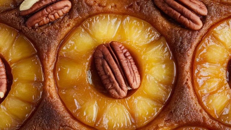 Pineapple Upside-Down Skillet Cake - Featured