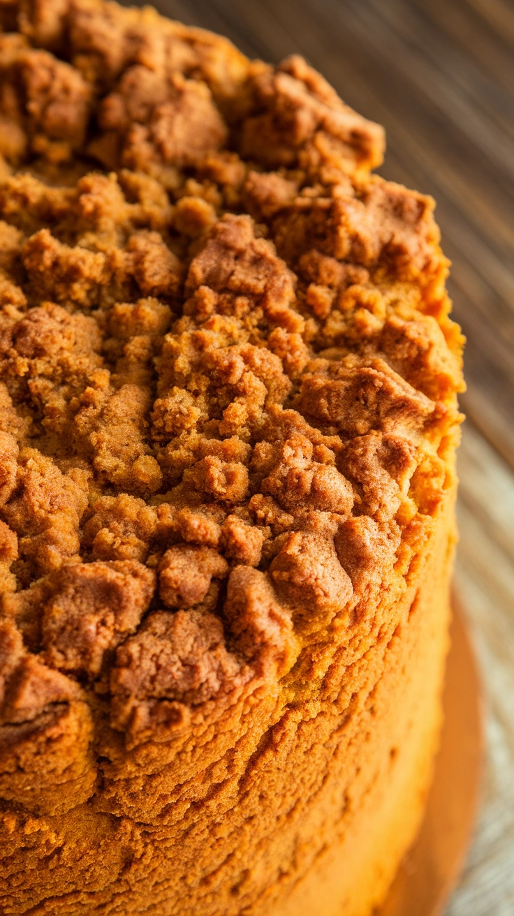 Pumpkin Spice Crumb Cake