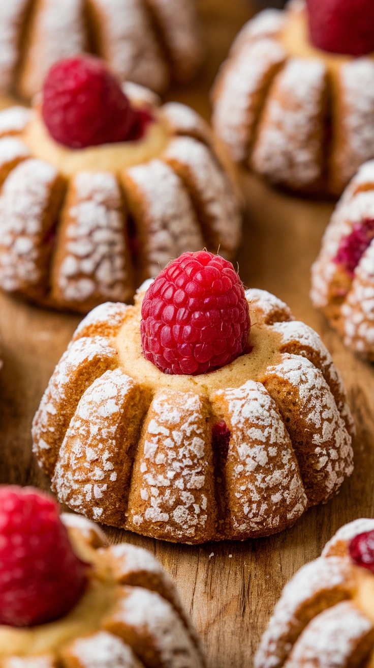 Raspberry Almond Friands